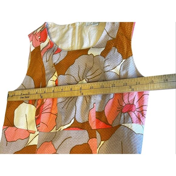 Boden 4L bloom through gloom retro 70’s shift dress Floral Spring Feminine - Picture 7 of 12